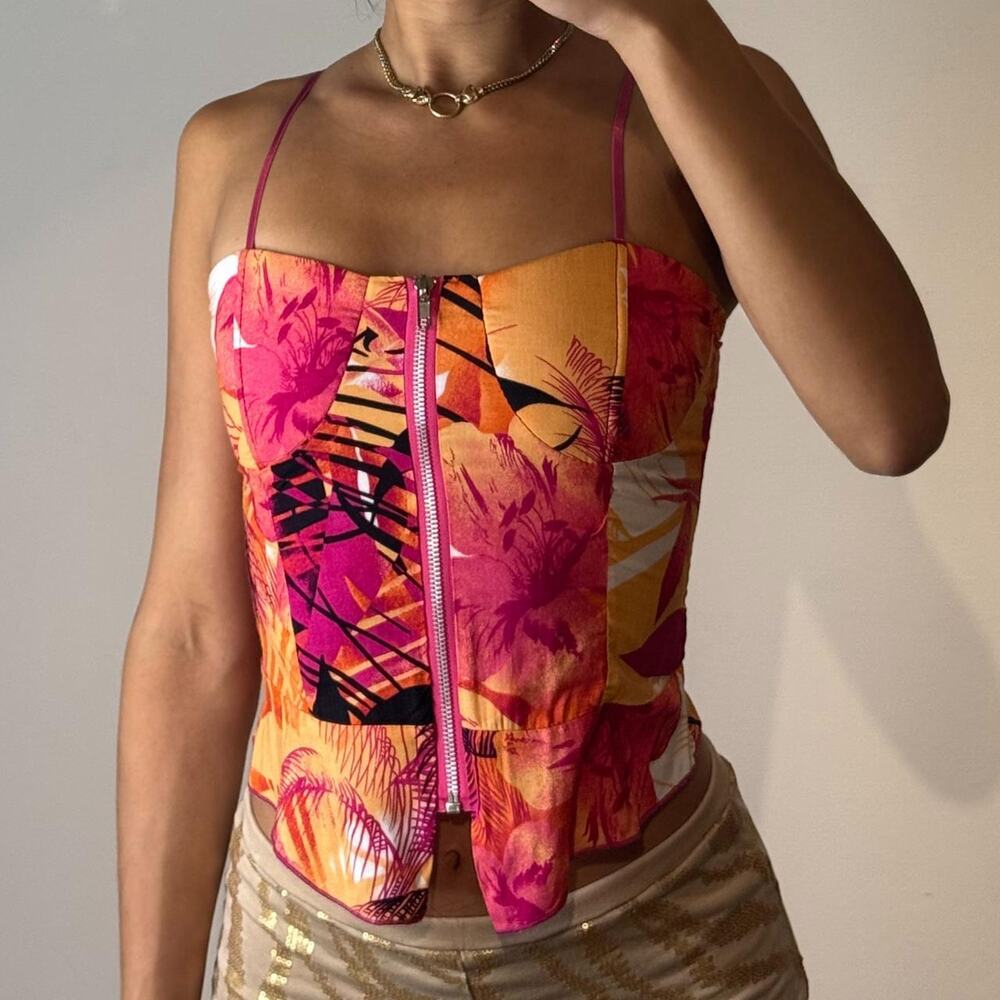 Pink and Orange Top - Picture 2 of 6